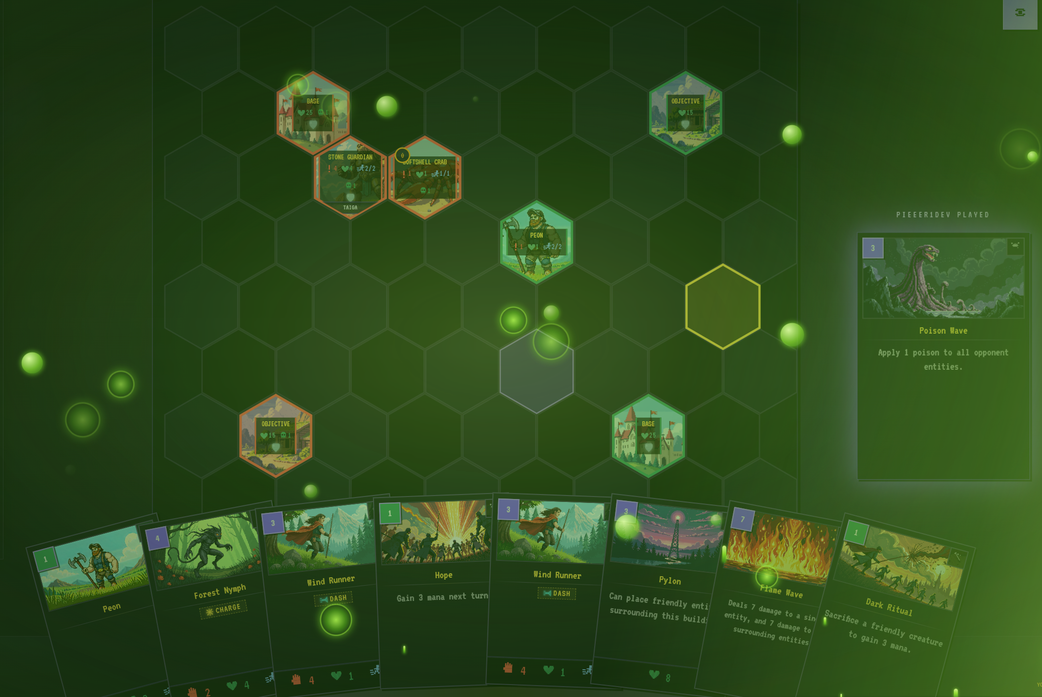 The Infectious specialization amplifying poison effects in Trial by Fire